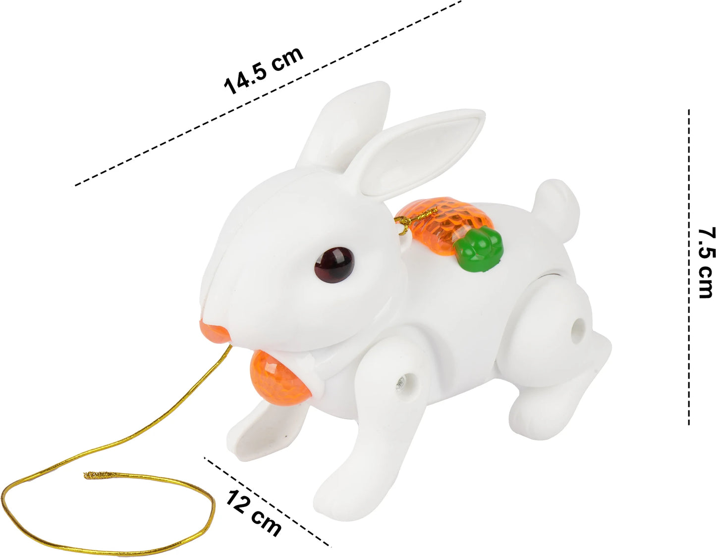 Crawling Rabbit Toy – Musical with Lights & Sounds for Kids Mix colour